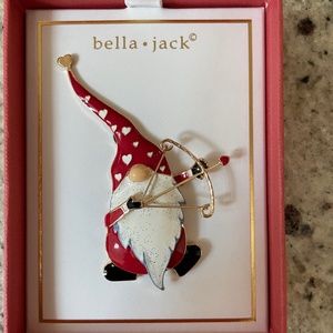 Valentine's Gnome Pin from Bella Jack
